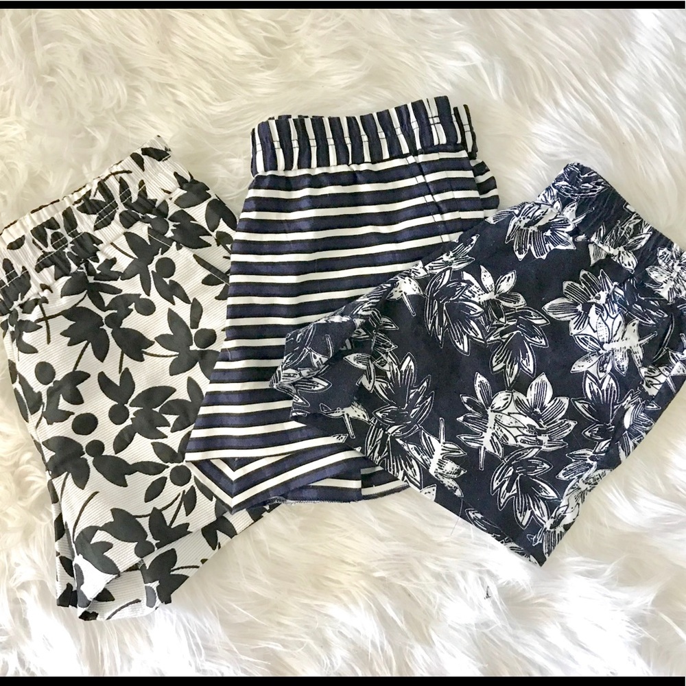 J. Crew 3” boardwalk pull-on shorts